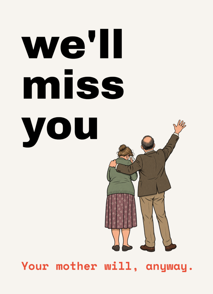 BT-NST-011 illustrated greeting card by Blunt Trauma